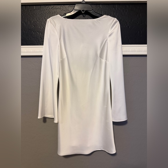 Gianni Bini Dionne Satin Long Sleeve Mini Dress - Picture 3 of 10